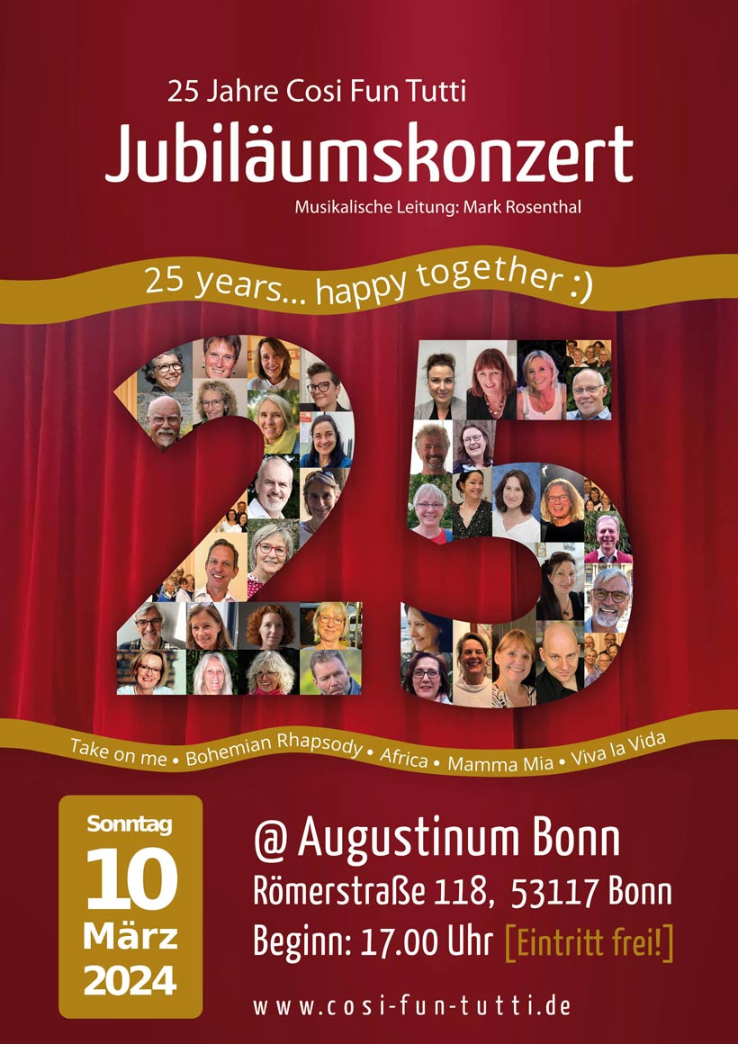 Plakat Jubiläumskonzert 2024